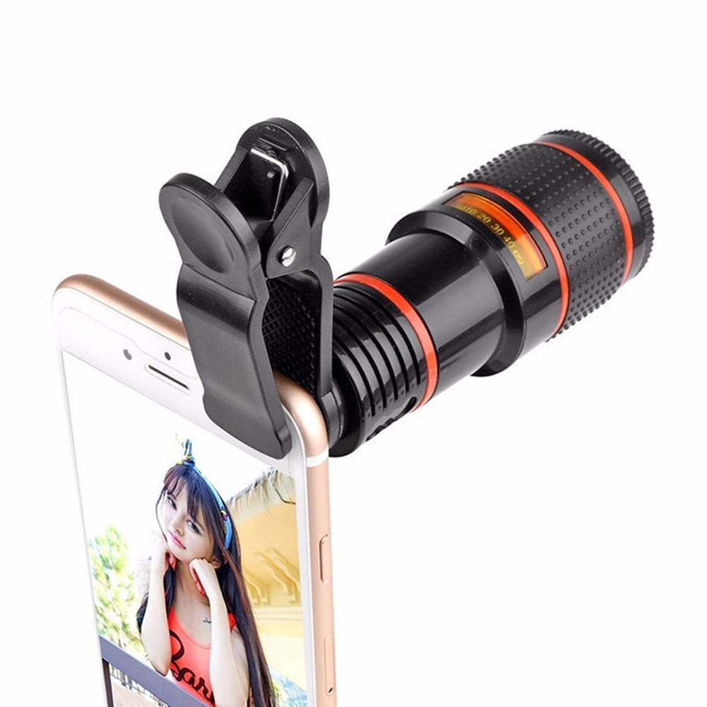 QuadZoom 8X™ – עדשת טלסקופ קליפ-און לאייפון ולסמארטפונים