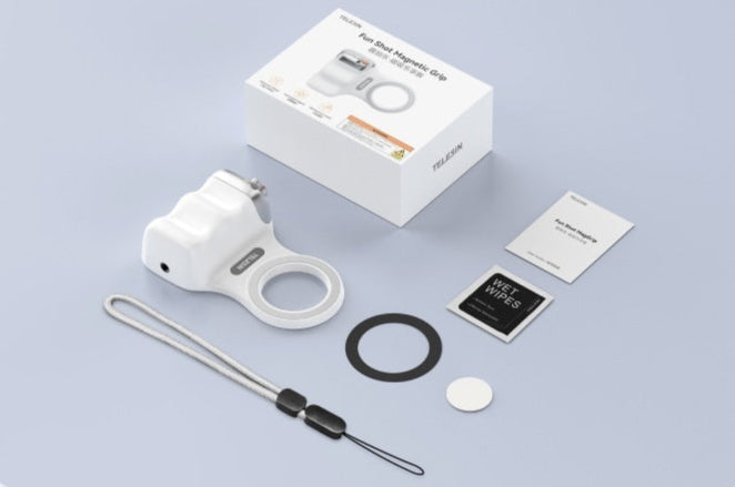 GripPro Max — ידית צילום מגנטית חכמה 360°